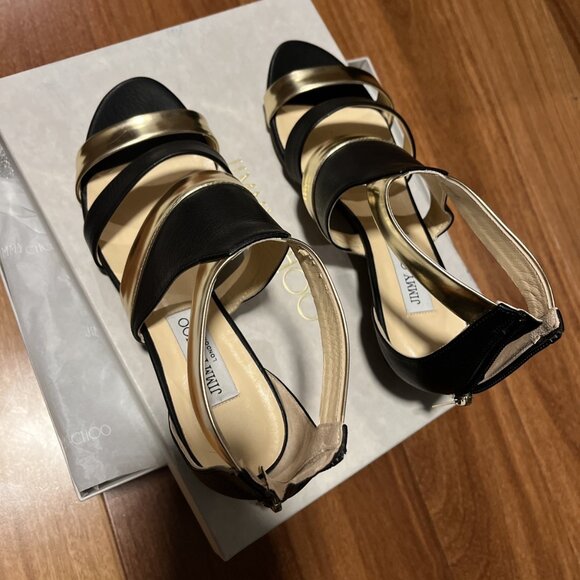 Jimmy Choo wedge shoes 39.5 - Picture 10 of 14